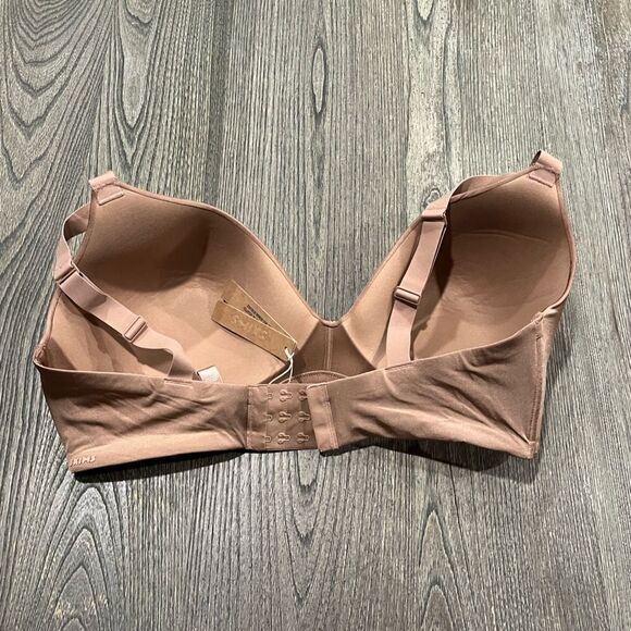 NWT Skims Wireless Form T Shirt Demi Bra Plunge Neckline Lined Sienna Size 40DD - Picture 5 of 6